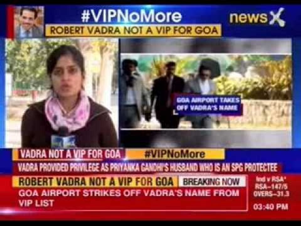 Airports begin removing Robert Vadra from no-frisking lists