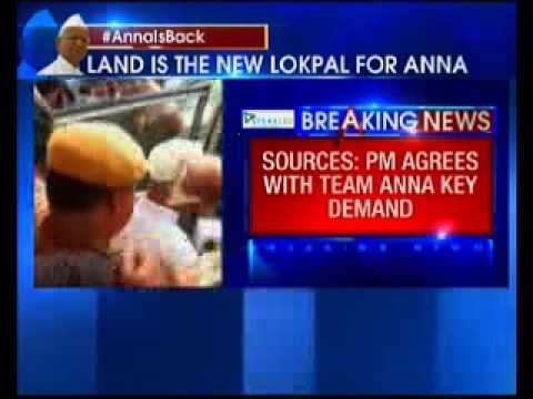 Rajnath Singh and team Anna meeting over, PM agrees with team Anna demand