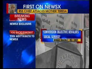 RSS Chief attacks mother Teresa