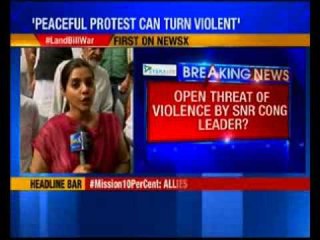 Open threat of Violence by senior Congress leader