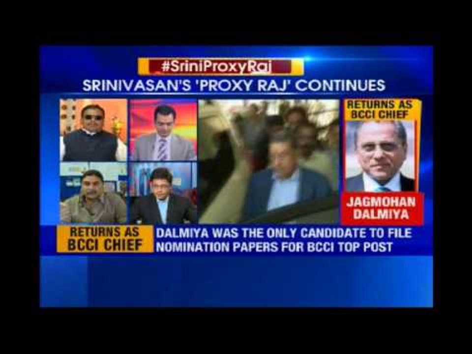 Jagmohan Dalmiya returns as BCCI President, Anurag Thakur is new secretary