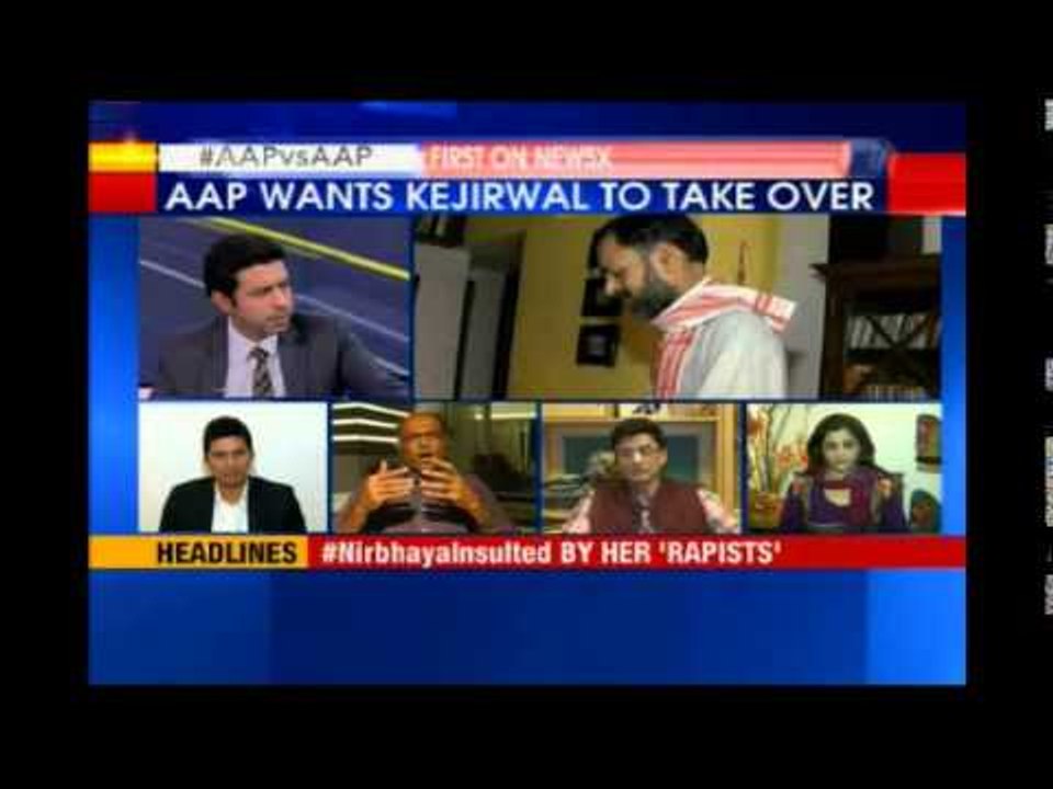 Nation At 9: #AAPVsAAP - AAP wants Kejriwal to take over. Yadav, Bhushan won't allow it!
