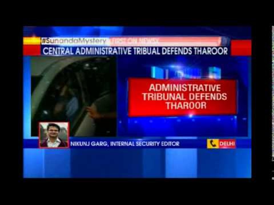 Respite for Shashi Tharoor in Sunanda Pushkar Case