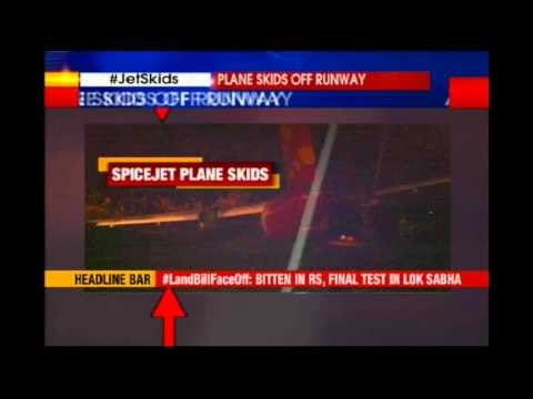 SpiceJet planes skids off runway at Hubli Airport, all passengers safe