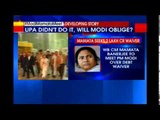 Mamata Banerjee in Delhi to meet PM for debt waiver