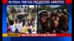 Tibetan Protest: Delhi Police break up protest at Chinese Embassy