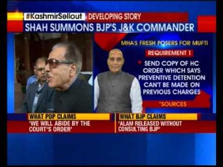 Can BJP force Mufti to re-arrest Masarat Alam?