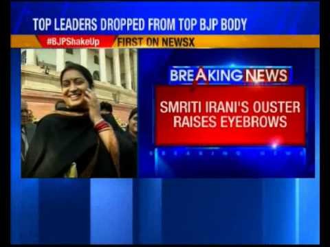 Smriti Irani dropped from BJP's National Executive body