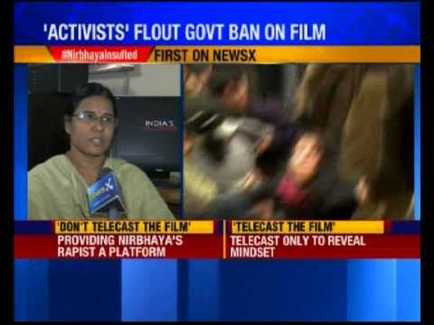 Activists oppose ban on 'India's Daughter' BBC documentary