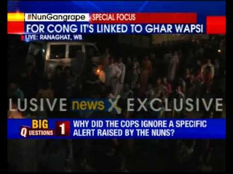 Chief Minister Mamata Banerjee visits gang-raped nun in Hospital