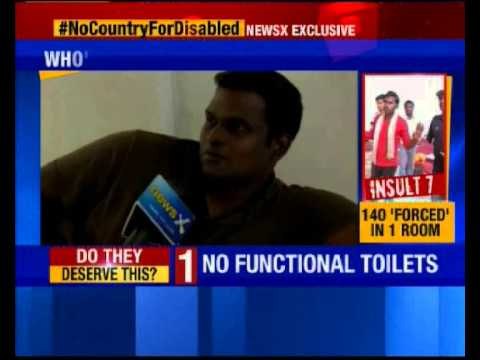 No ramps, dirty toilets for differently-abled athletes