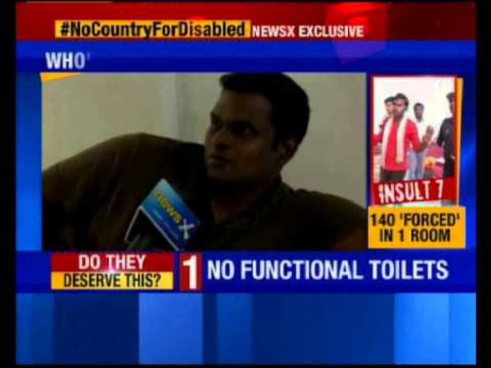 No ramps, dirty toilets for differently-abled athletes
