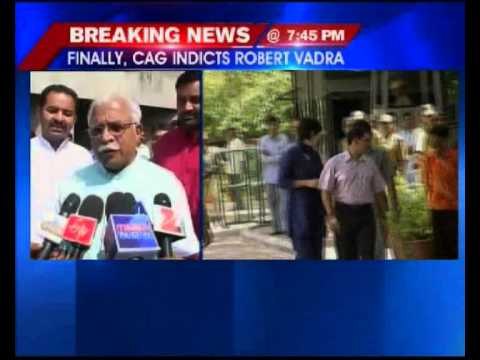 Hooda government favoured Vadra in land deals: CAG