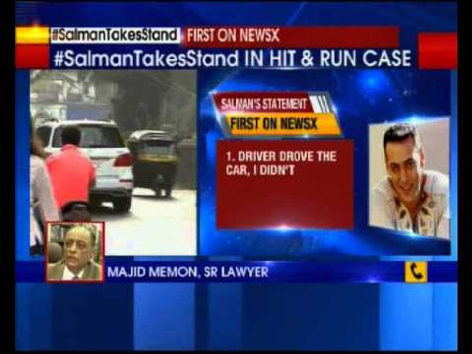 Hit-and-run case: Salman Khan denies driving car, having drinks