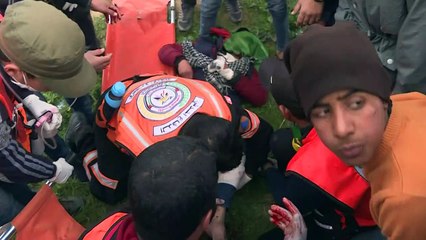 Download Video: Al menos 17 palestinos heridos por disparos israelíes