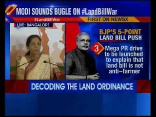 Land bill in focus on second day of BJP meet