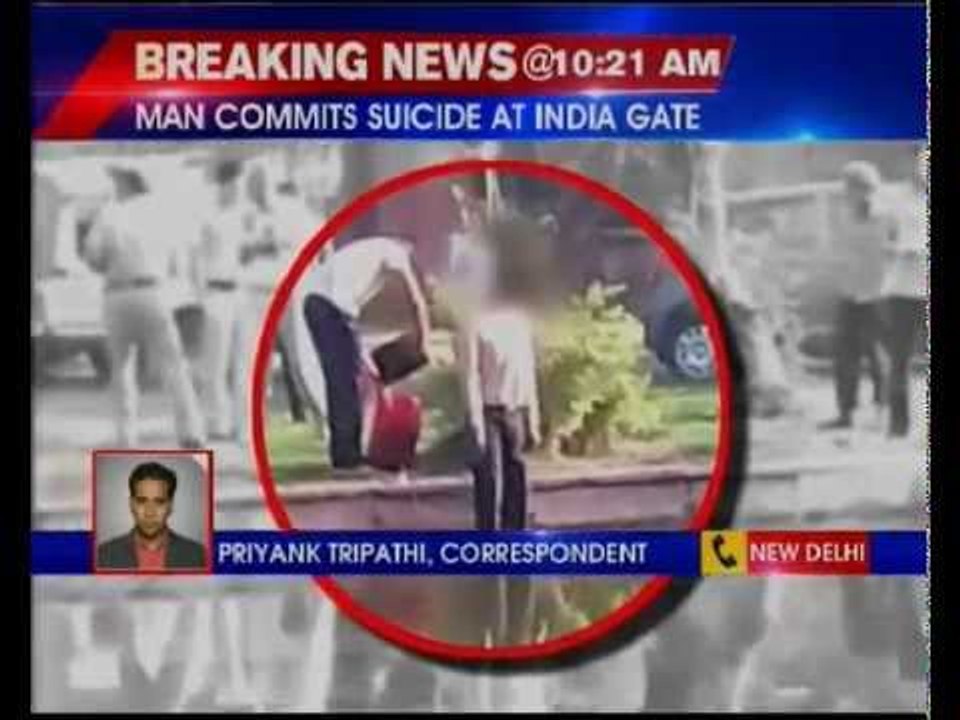 26 year old hang himself from a tree at India Gate