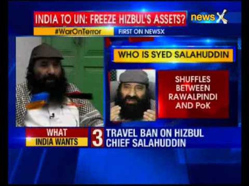 India seeks UN sanctions against Syed Salahuddin supremo of Hizbul Mujahideen