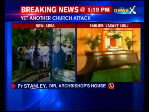 NewsX Exclusive: Church allegedly vandalised by miscreants in Agra