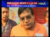 TMC-BJP clash on civic polls day in West Bengal