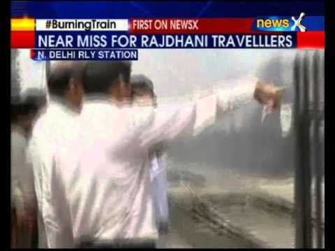 Fire on 2 Rajdhani Express trains at New Delhi Railway station; No casualties