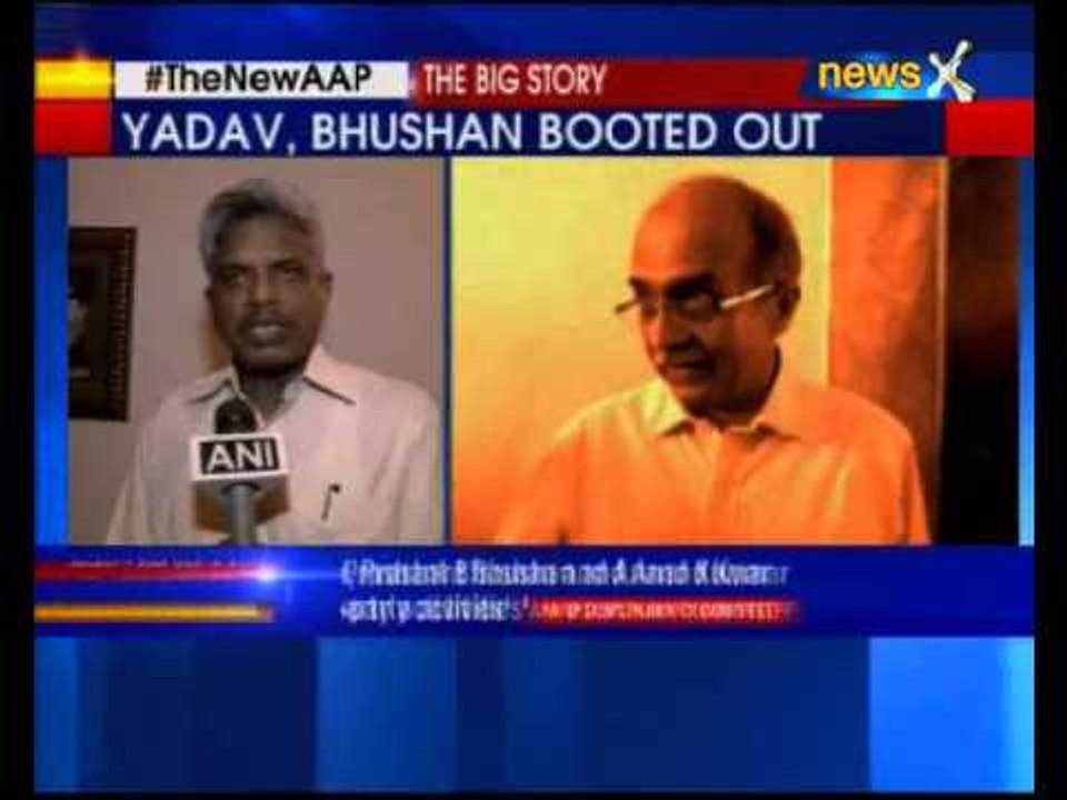 Yogendra Yadav, Prashant Bhushan expelled from AAP
