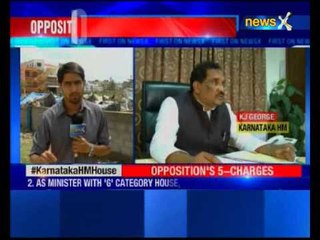 Opposition alleges Twin-house Scam against Home Minister of Karnataka
