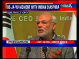 PM Narendra Modi addresses the CEO forum in Seoul