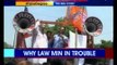 Fake degree row: BJP protests outside Kejriwal's residence