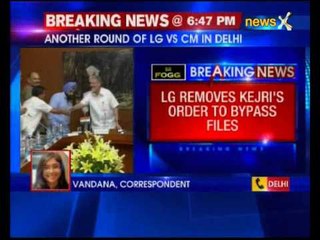 Faceoff between LG Jung & CM Kejriwal