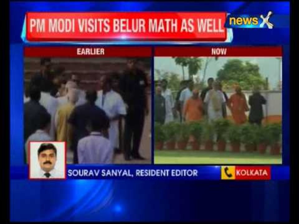 PM Narendra Modi visit Howrah's Belur Math