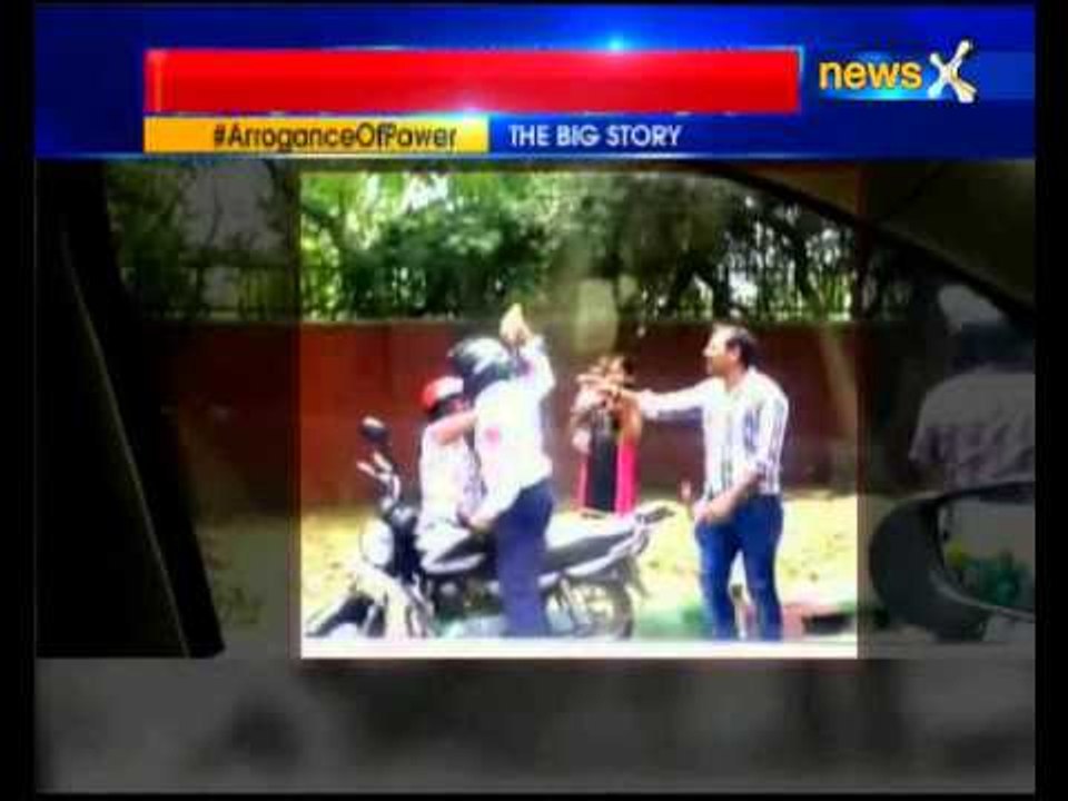 Traffic policeman hits woman with brick in Delhi, suspended