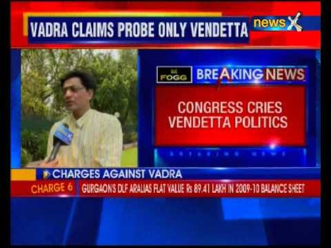 Robert Vadra hopes probe into land deal will not be used for vendetta