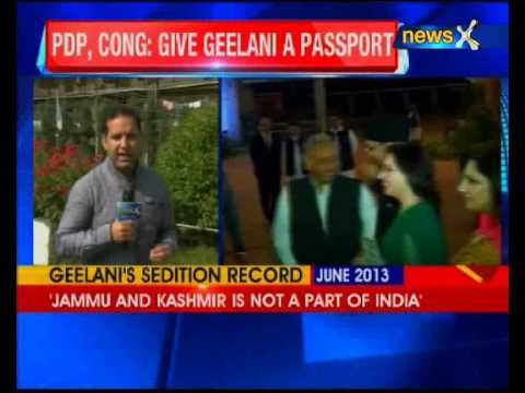 Will centre deny passport to Syed Ali Shah Geelani?
