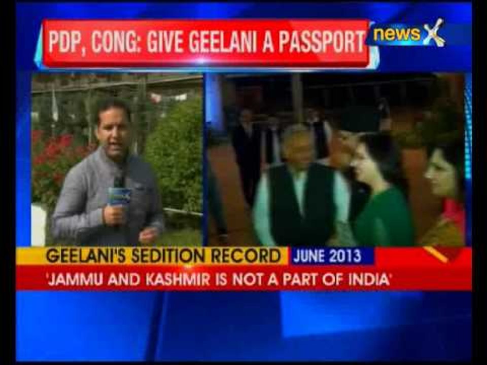 Will centre deny passport to Syed Ali Shah Geelani?