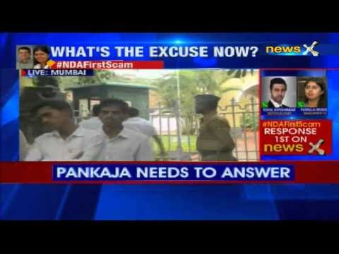 Pankaja Munde returns to India as Congress moves to nail her in Rs 206-crore 'Chikki' scam