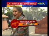 Ambika Soni and Kumari Selja refuse to vacate ministerial bungalows