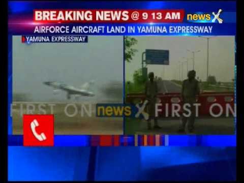 IAF's Mirage aircraft successfully lands on Yamuna Expressway near Mathura as part of trial run