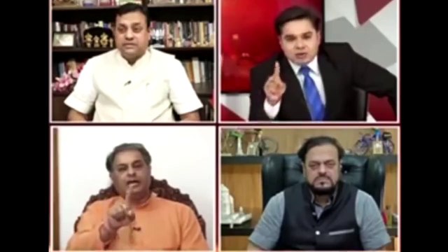 بھارتی شو میں مہمان نے اینکر کو گالیاں دیدی، اینکر رو پڑا پھر کیا ہوا