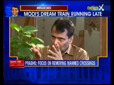 NewsX exclusive interview with Union Railway Minister Mr. Suresh Prabhu