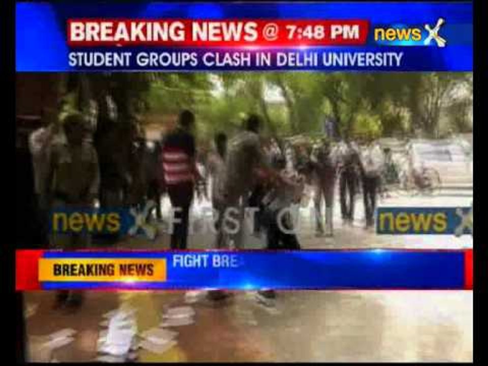 Students' groups clash in North Campus