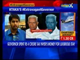 Karnataka Governor spent Rs 4 crore tax payer's money for luxurious stay
