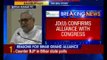 Bihar Chief Minister Nitish Kumar confirms alliance with Lalu Prasad Yadav's RJD and Congress