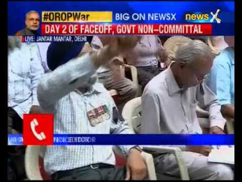 One Rank One Pension row: Ex-servicemen hold protest at Jantar Mantar