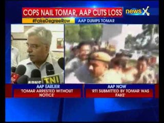 Jitender Tomar episode a body blow to AAP’s diminishing credibility