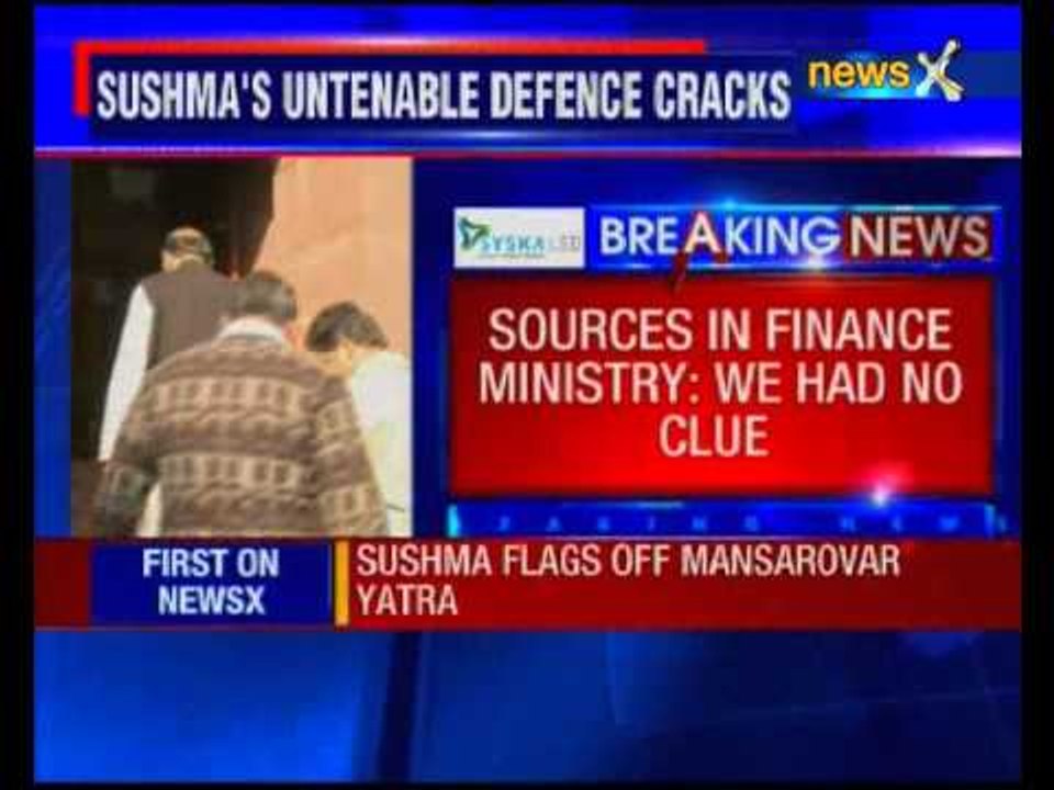 Arun Jaitley to hold press Conference to speak out in Sushma Swaraj's favour