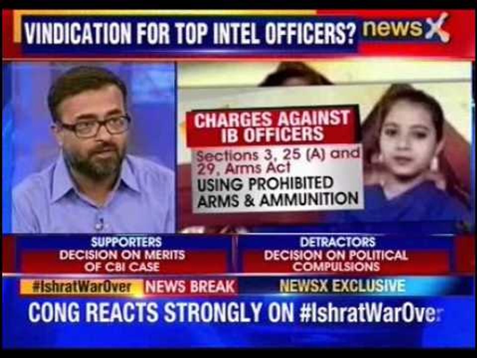 Home Ministry refuses prosecution sanction for Intelligence Bureau officials in Ishrat Jahan case