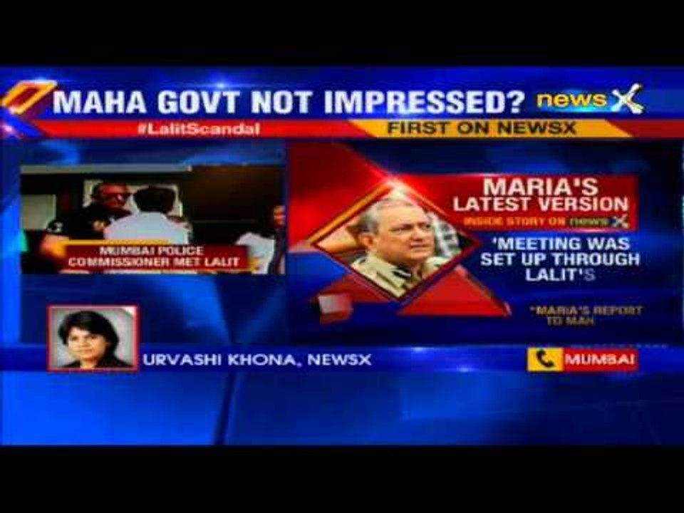 Lalit Modi Row: Mumbai Police Commissioner Rakesh Maria submits report to Maharashtra CM