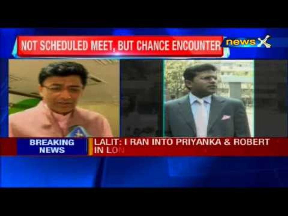 Robert Vadra 'trying to soften cases' on Lalit Modi, says BJP