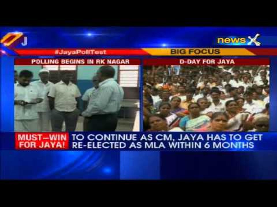 Voting begins in Tamil Nadu by-poll as Jayalalithaa eyes return to Assembly